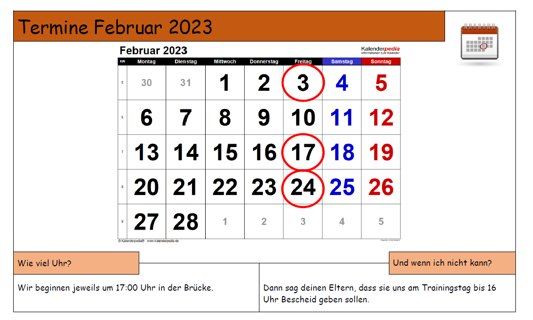 Termine Februar 2023